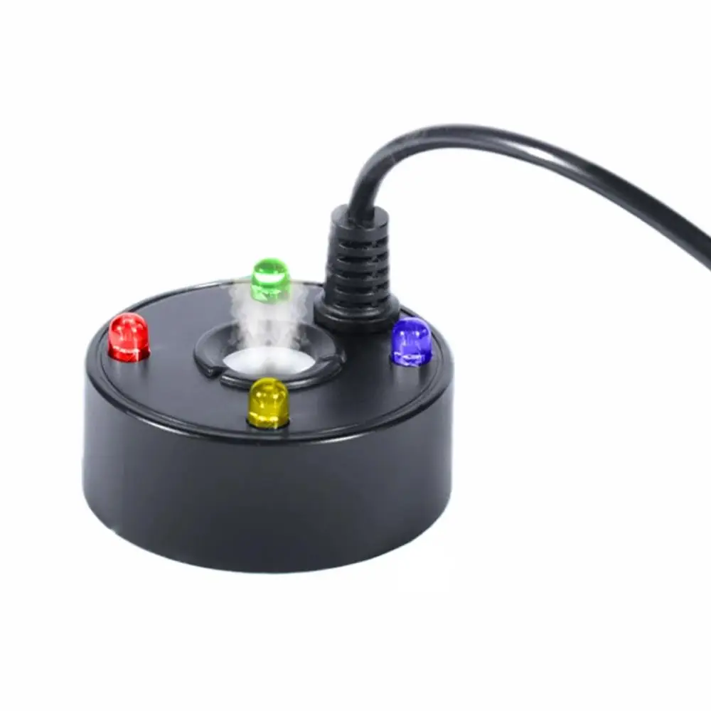 

5 В USB-вентилятор со светодиодом для кондиционирования воздуха, украшение дома, машина для тумана с водой, красочные огни, ландшафтный спрей для сада