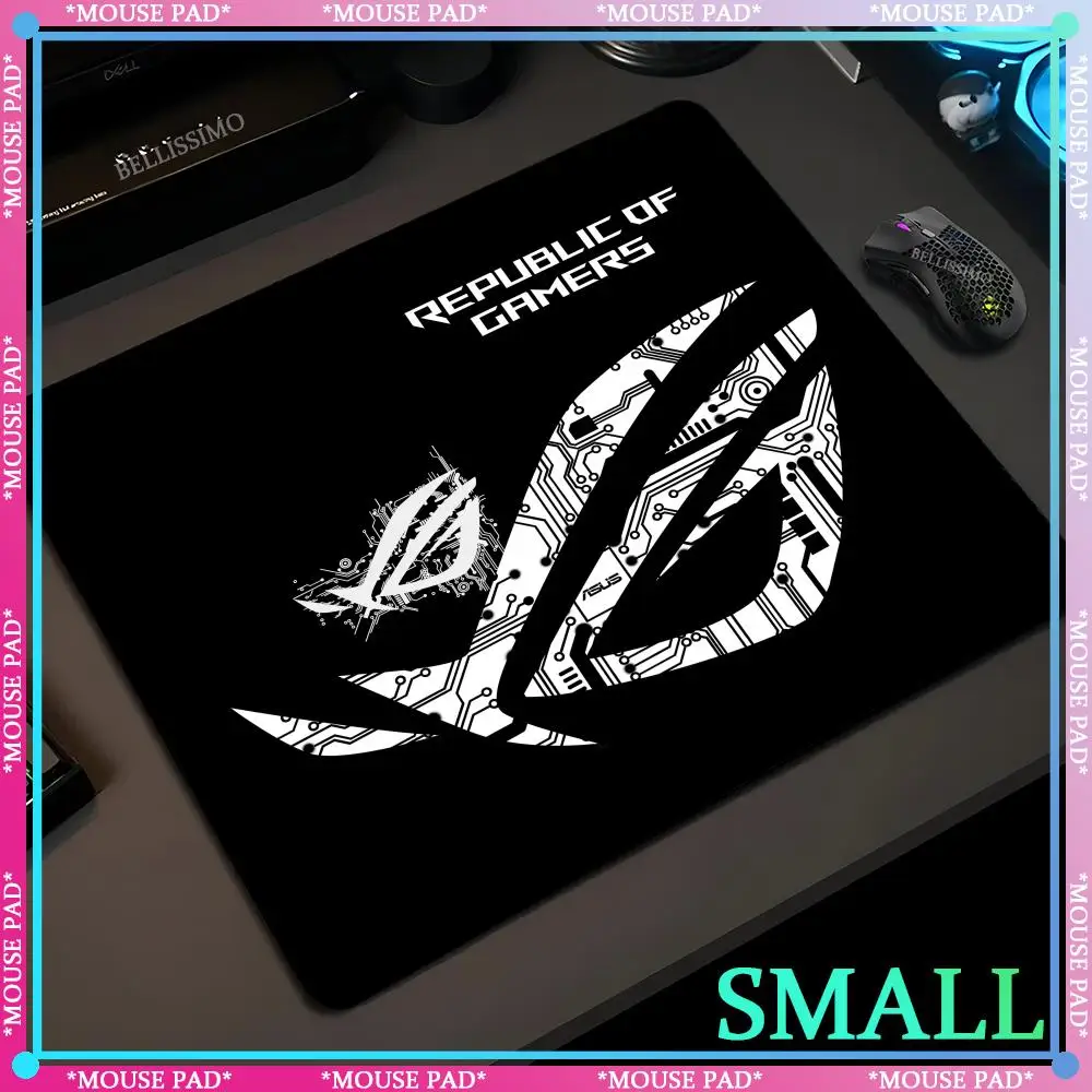Small A_Asus Rog gaming keyboard pad e-sports office accessories computer game player accessories desk mat lock edge mouse pad