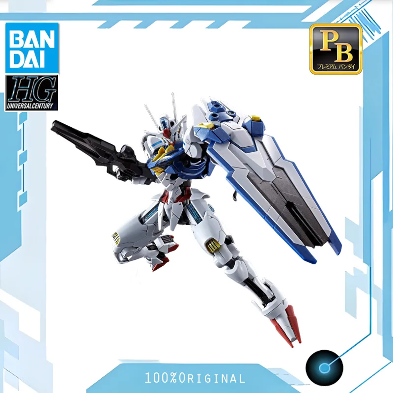 BANDAI Anime HG PB 1/144 XVX-016 GUNDAM AERIAL PERMET SCORE SIX Mobile Suit Model Kit Assembly Plastic Action Toy Figure Gift