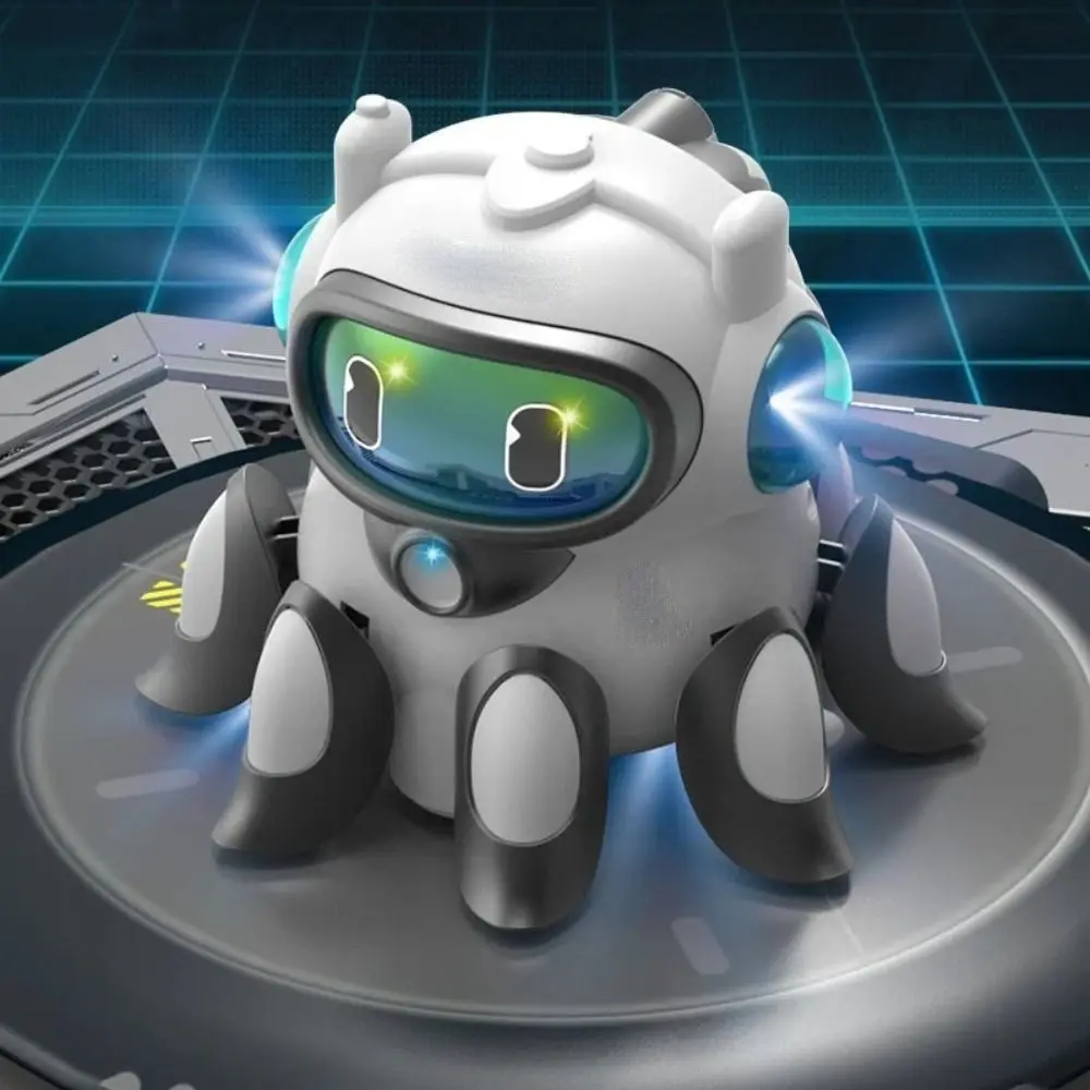 Kleur Licht Universele Octopus Pop Automatisch Obstakel vermijden Swing Motion Elektrisch Wandelen Elektrische machines Coole verlichting