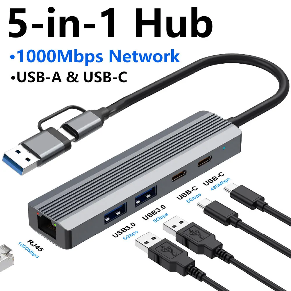 5-In-1 Usb A & Usb …