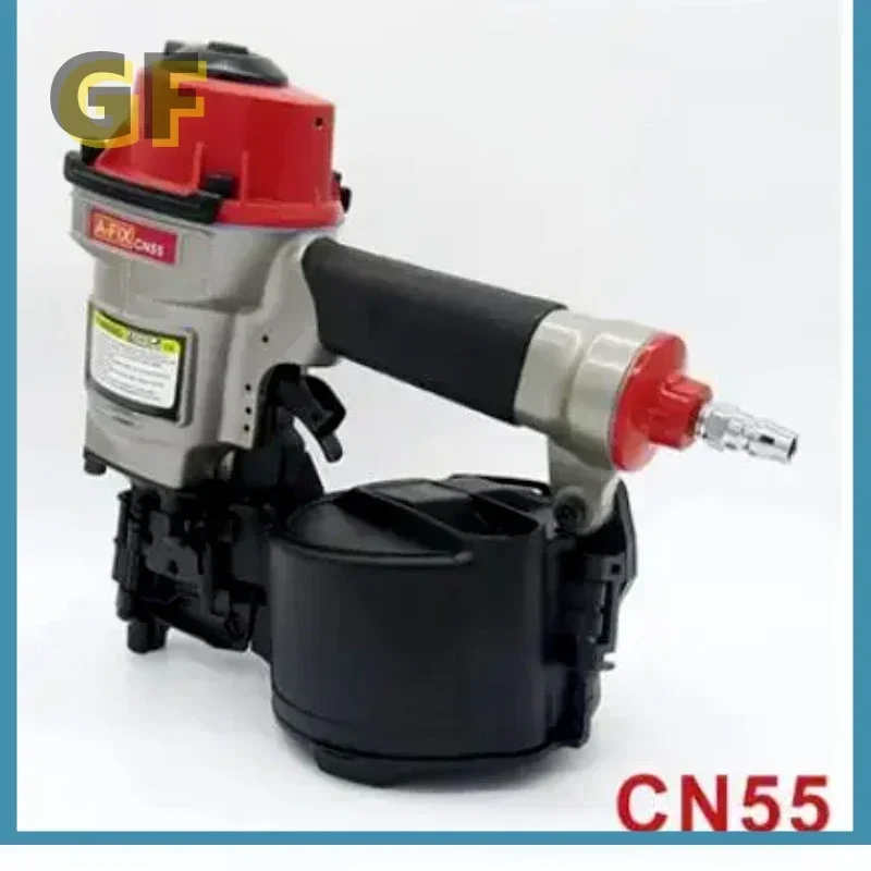 Pneumatic Coil Nailer CN55 CN70 CN80 Industrial Roofing Pneumatic Roll Nail Gun Siding Coil Nailer Gun Air Nail Gun 25-80mm