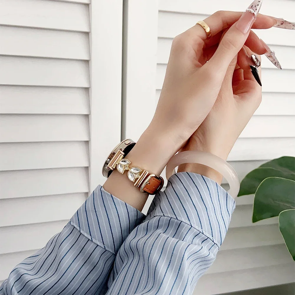 Women Metal Bracelet for Huawei GT 5 4 41mm Stainless Steel 18mm 20mm 22mm Strap for Samsung Galaxy Watch 7 6 5 4 FE Active 2