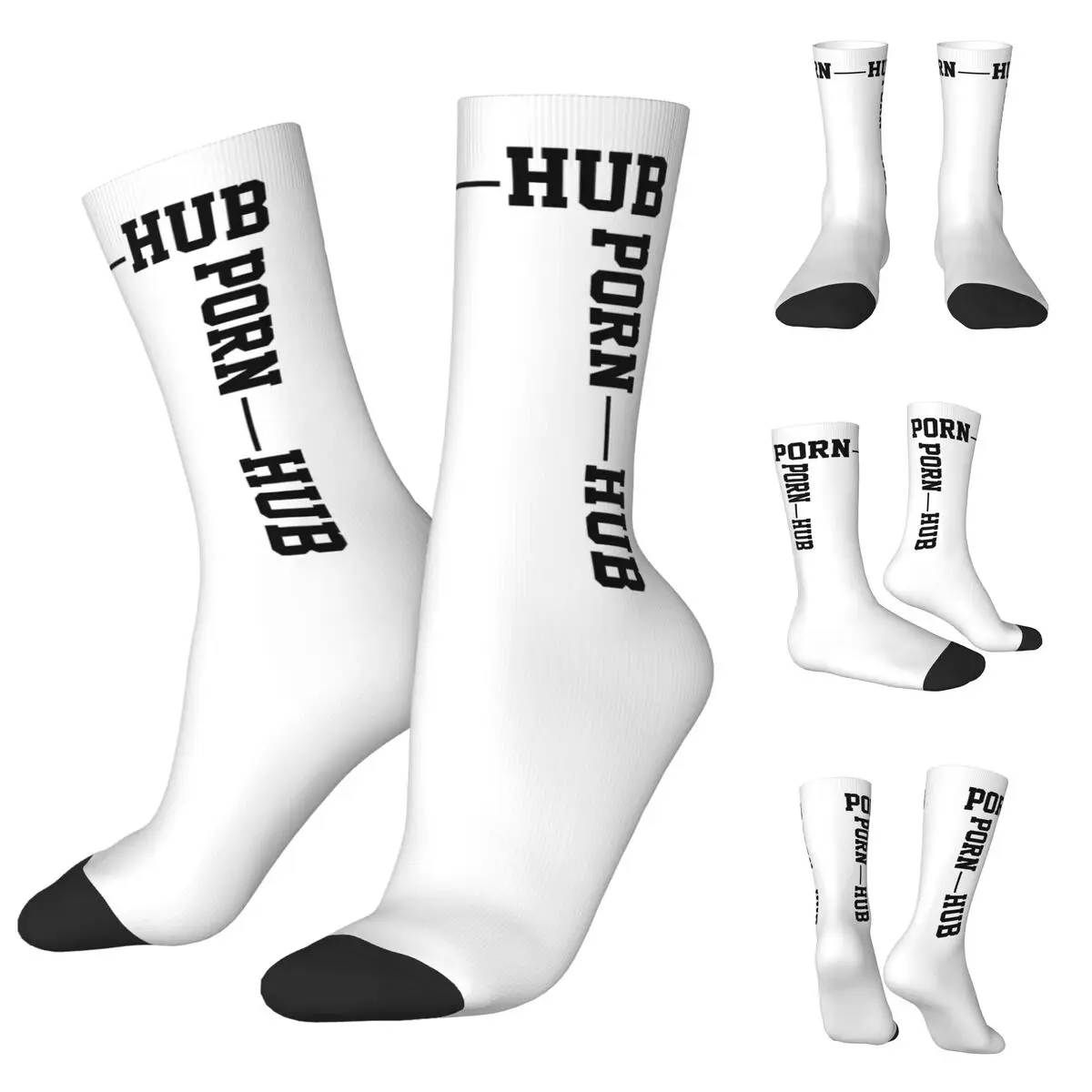 Custom Made PORN_Hubs Men Women Socks,Motion Beautiful printing Suitable for all seasons Dressing Gifts