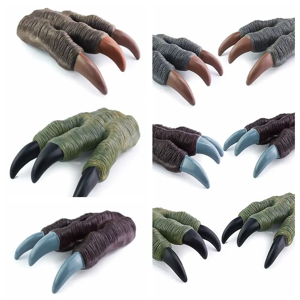 Dragon Hands Claw Dinosaur Soft Claw Gloves Simulation Dinosaur Claws Soft Simulation Dragon Hands Claw Gloves Rubber