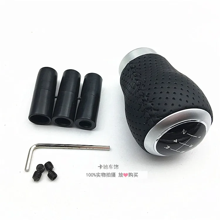 

Универсальная автомобильная кожаная ручка переключения передач, ручка переключения передач с механической коробкой передач, рычаг головки AT MT