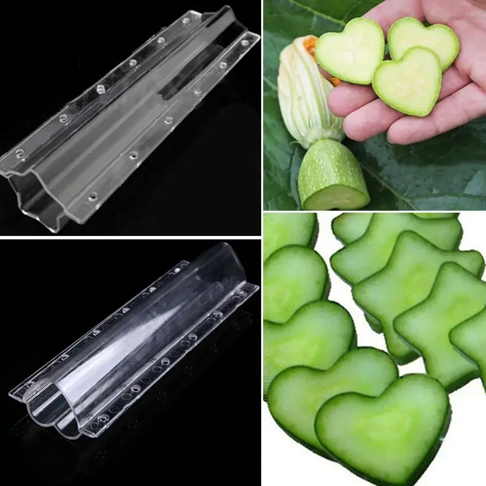 Plastic Heart/Star/Love Fruit Shaping Mould Strawberry Cucumber Growth Forming Mold Vegetable Growing Mold Garden Nursery Pot