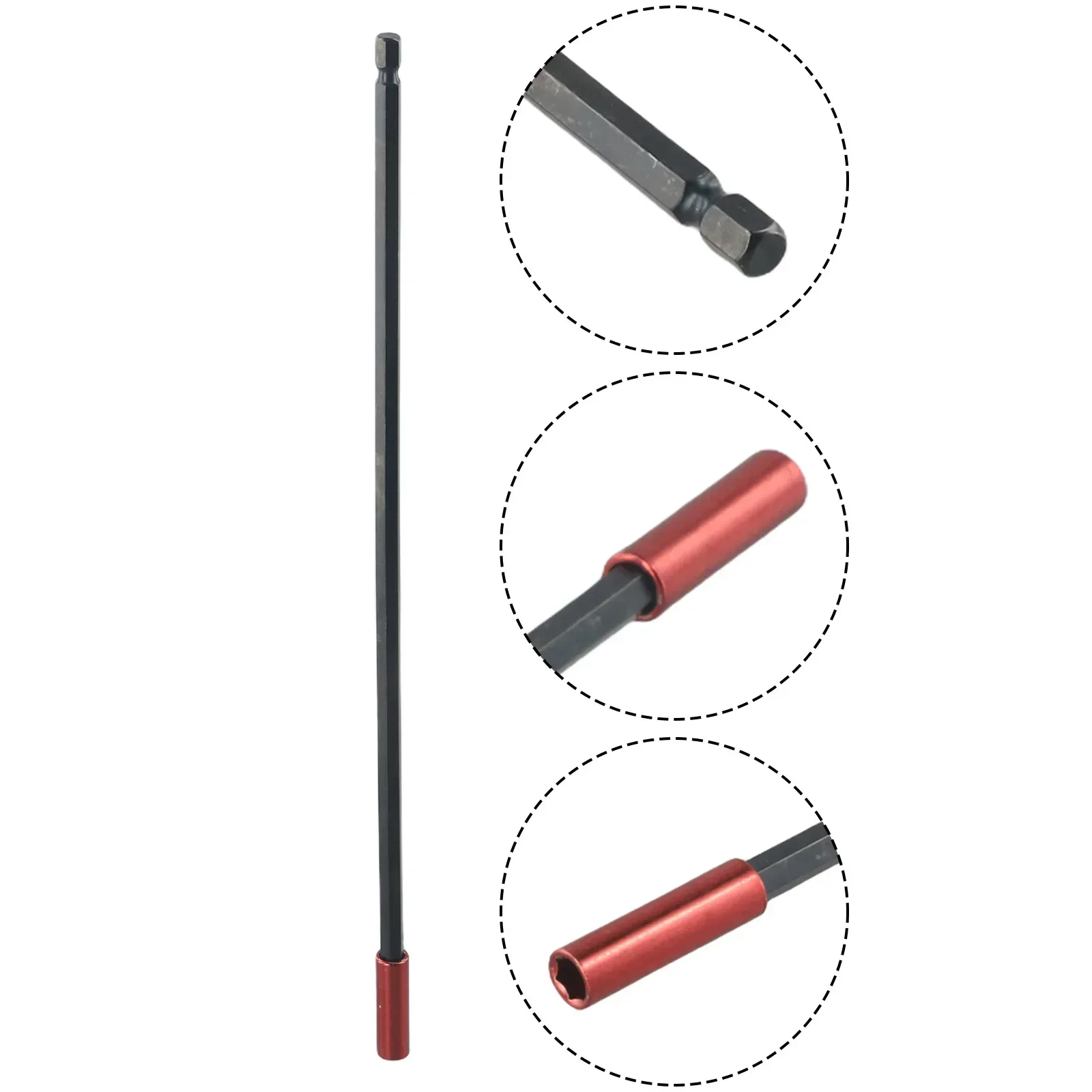 Internal Hexagonal Screwdriver Head Extension Rod Quick Change Bit 1/4 Inch Shank  Screwdriver Tip Holder Hand Tools