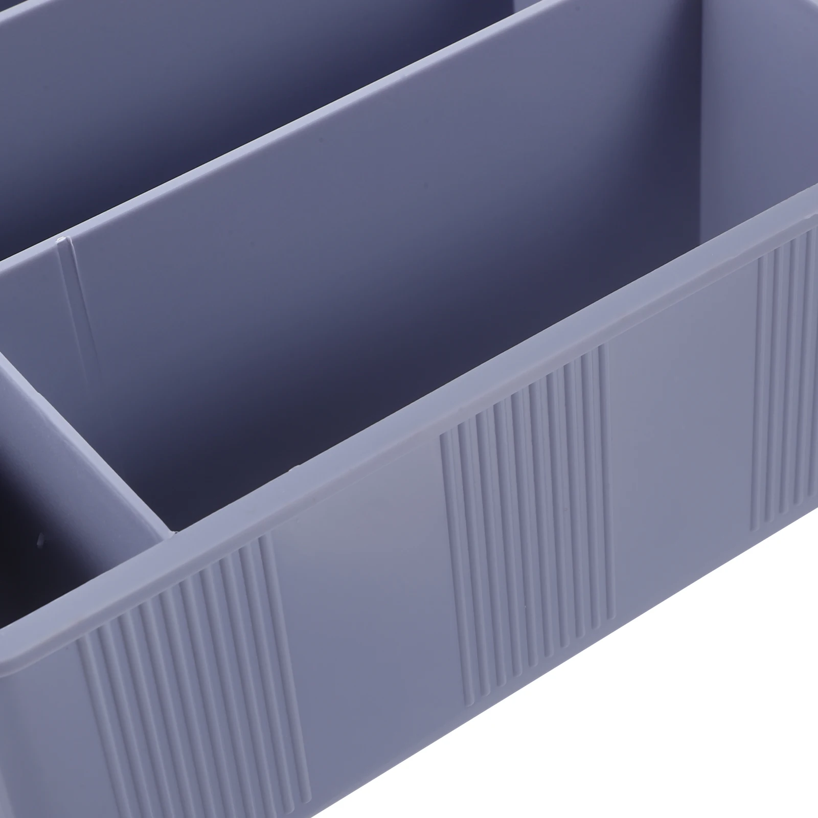 

Vertical Cash Register Box 5 Compartments Grey Storage ganizer Money Tray Coin Box Portable Currency Till Desktop Solution