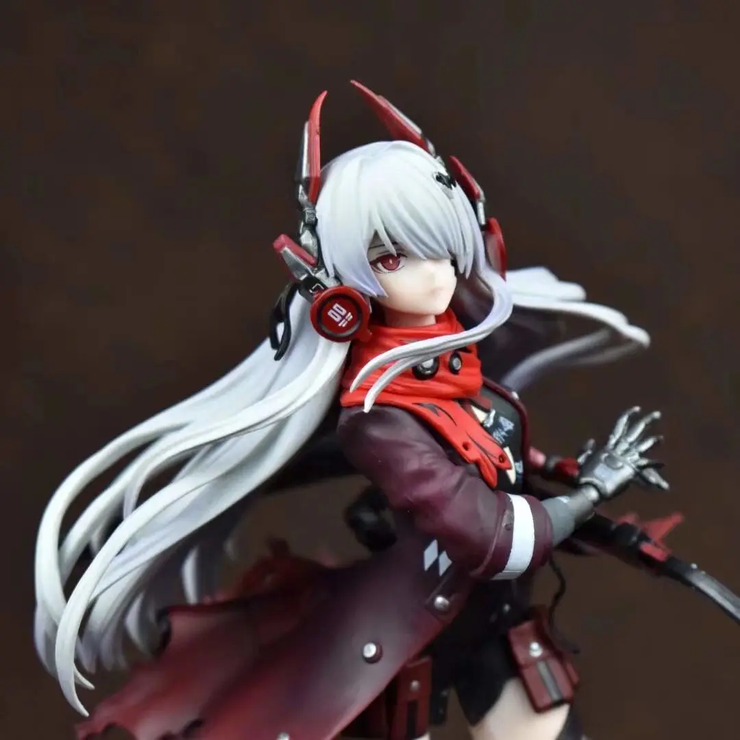 

Punishing Gray Raven Lucia Crimson Abyss Figure White Hair Anime Game Character Statue Desktop Decor Ornament For Anime Fans