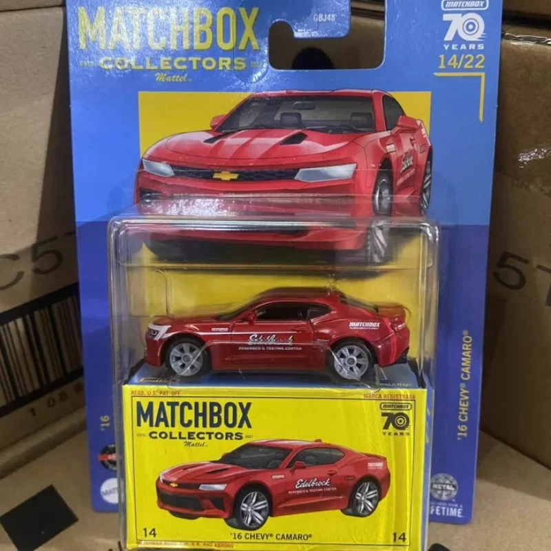 

Mattel Match Box коллекционная серия 2016, Chevy Camaro, металл, масштаб 1:64, литая под давлением модель автомобиля, коллекционная игрушка, подарок для мальчиков