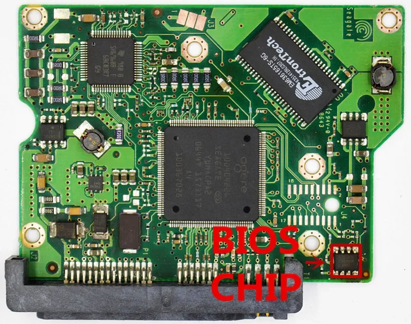 Seagate Desktop Hard Drive Circuit Board Number 100395316 REV B / 100395315 E ,100395315 D / ST3120211AS