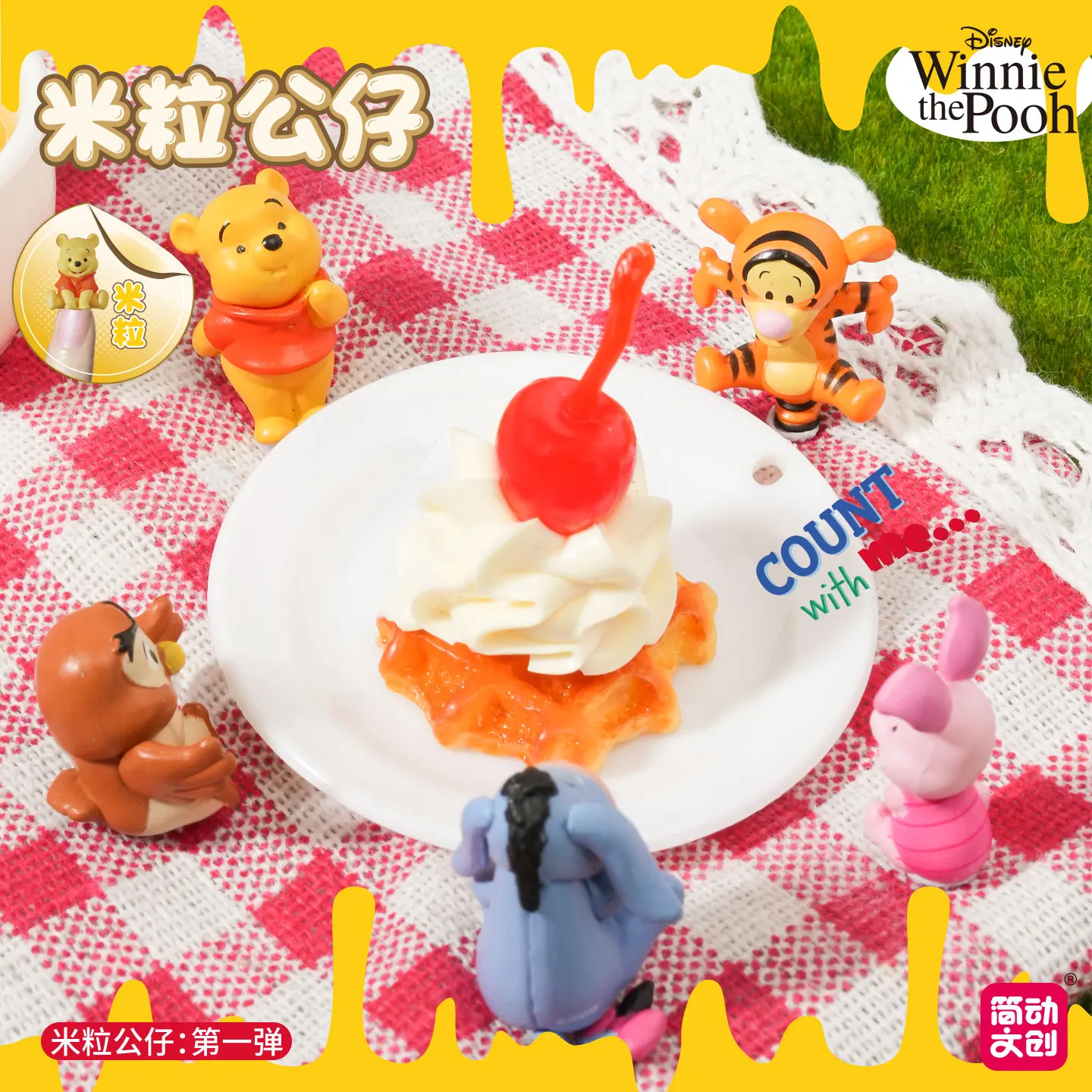 

Genuine Winnie The Pooh Doll Mini Blind Box Mili Figure Collection Model Ornament Cartoon Cute Peripheral Toy Gift