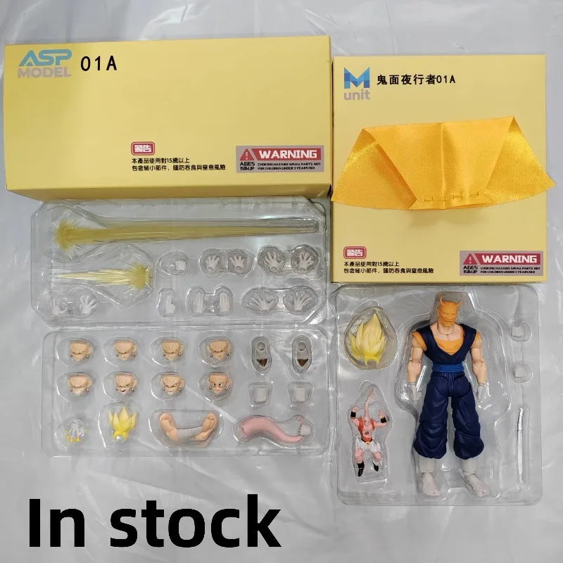 【MU001-A/B in Stock！】MP Studio Vegito Figure Dragon Ball Super Saiyan God Vegito Oni-Masked Nightwalker 1/12 Action Figure Toys