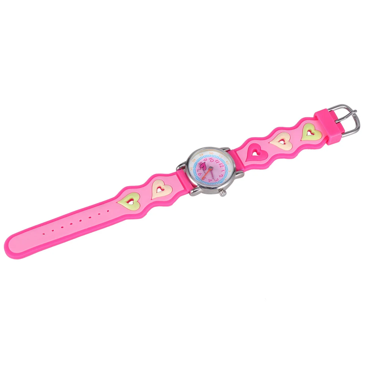 1Pcs Watch Creative Lovely Cartoon Quartz Waterproof Silicone Wristband Casual Birthday Gift