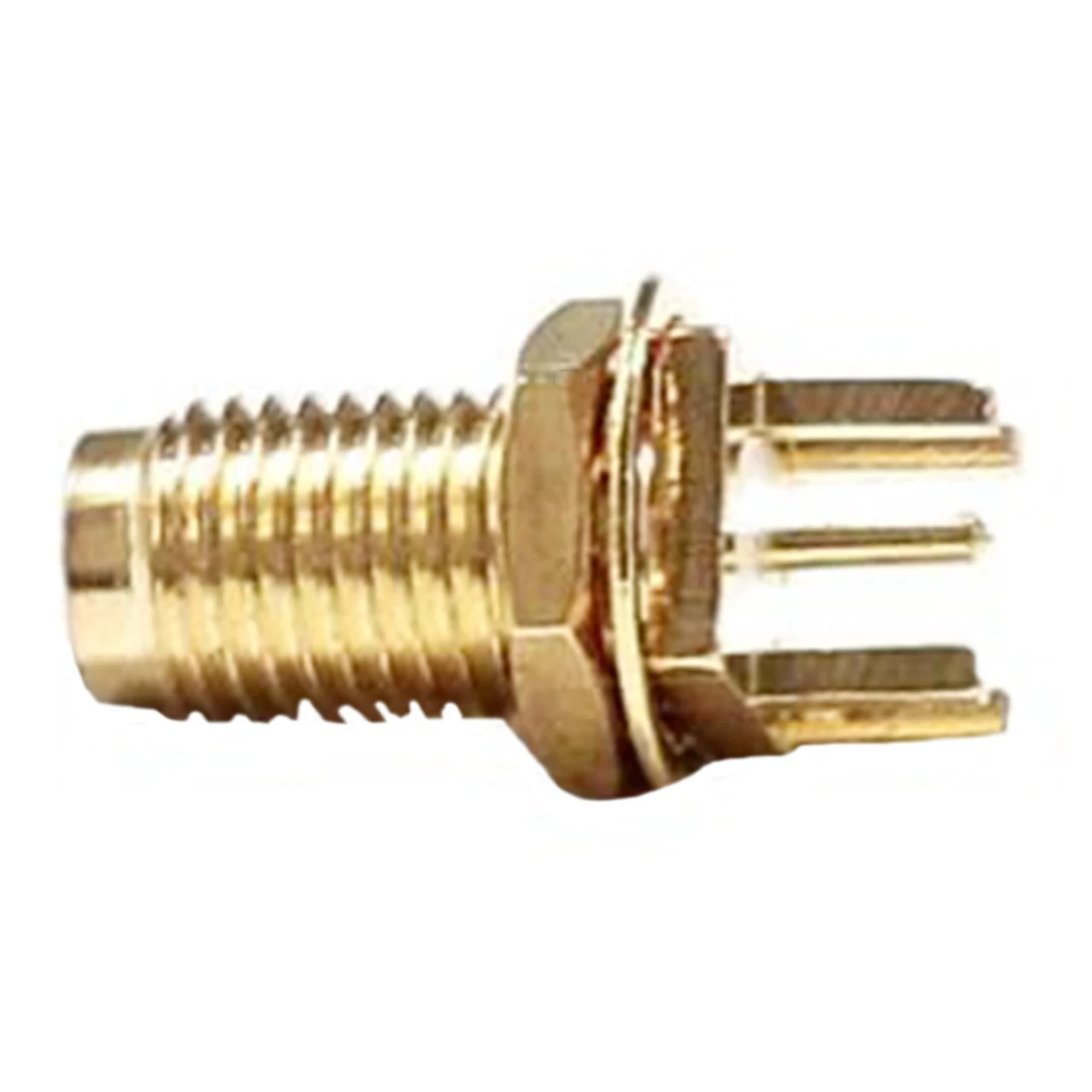 1pc RP-SMA Conenctor RP SMA Female Jack Nut RF Coax Connector End Launch PCB  Cable  Straight Goldplated New Wholesale