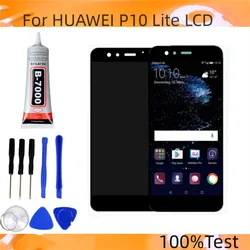 Original 5.2'' For HUAWEI P10 Lite Display Touch Screen with Frame For HUAWEI P10 Lite LCD Screen was-lx1 was-lx1a Nova Lite