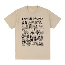 Breaking Bad I Am The Danger Vintage T-shirt Harajuku Heisenberg Casual Cotton Men T shirt New Tee Tshirt Womens Tops