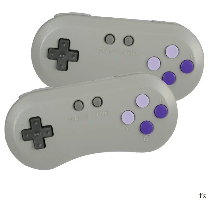 وحدة تحكم ألعاب الأجهزة SFC52HD Super Retro لخرطوشة ألعاب SFC/SNES المدمجة 518 مع وحدتي تحكم سلكية واحدة لاسلكية