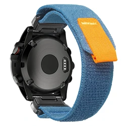 Hemsut Quickfit Trail Loops for Garmin Tactix Watch Band Nylon Strap Woven For Fenix Forerunner 20 22 26