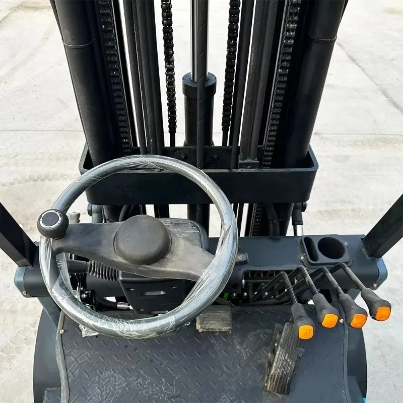 Customized 2.5t Mini Electric Forklift 3.5T Lift Wide Field of View 4X4 Forklifts for Warehouse/Factory Narrow Channel Operation