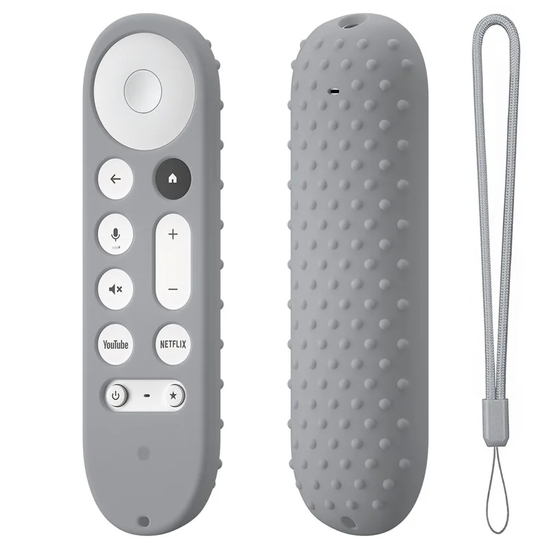 Zdjęcie 3: Silikonowe etui ochronne na pilot do telewizora Google TV Streamer 4K 2024, antypoślizgowe, miękkie, wytrzymałe, odporne na wstrząsy.