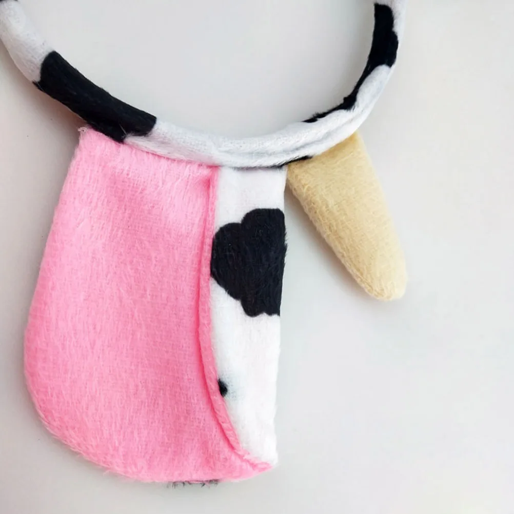 

3Pcs Cow Ears Headband Bowtie Tail Set Premium Material Halloween Costume Party Accessories Fancy Dress Halloween Costume