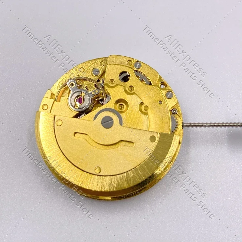 China Nanning Machinery Movement 2813 8200 8215 Gold Double Calendar Movement Watch Movement Accessories