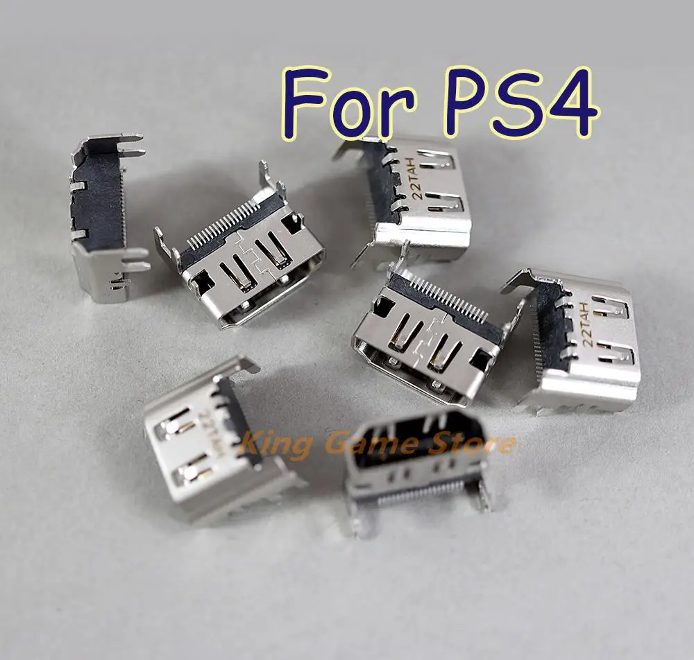 

100pcs/lot Original new HDMI-compatible Port Socket for Playstation 4 Interface Connector V2 version for PS4 1000 1100 1200