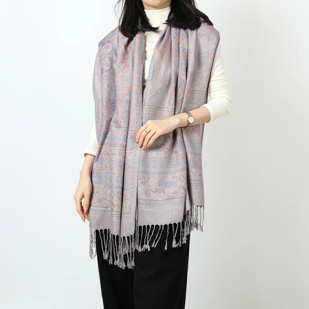 Luxo bohemia hijab cachecol 200x70cm borla cobertor longo xale de caxemira macio turbante cabeça envolve feminino bandana