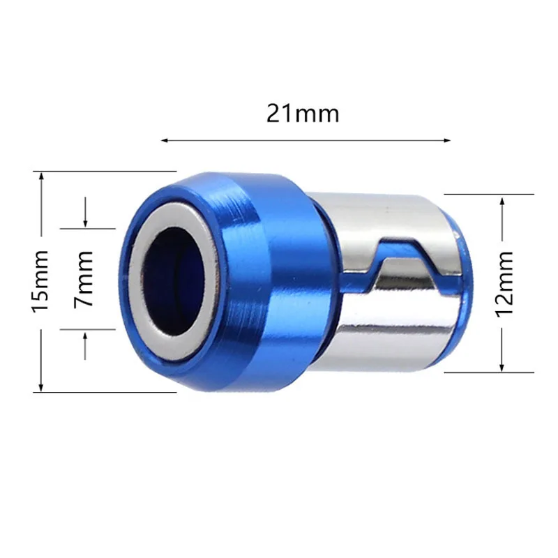 6.35Mm Đa Năng Từ Tính Vòng Hợp Kim Từ Vòng Tua Vít Bit Chống Ăn Mòn Mạnh Magnetizer Mũi Vòng Nam Châm