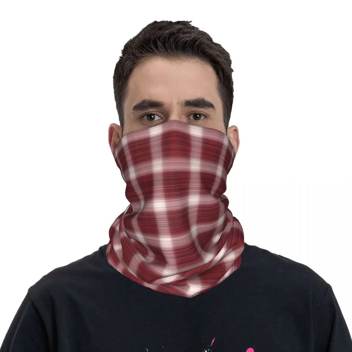 Copricollo Bandana senza cuciture Passamontagna stampato Maschera Sciarpa Copricapo multifunzionale Sport all'aria aperta Unisex Adulto Lavabile