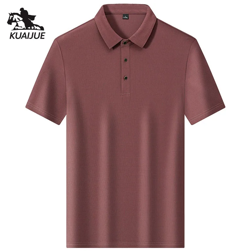 

polo shirt men M-7XL 8XL 9XL Summer new High quality mens short-sleeved polo shirt Ice silk Men's business casual polo shirt A99