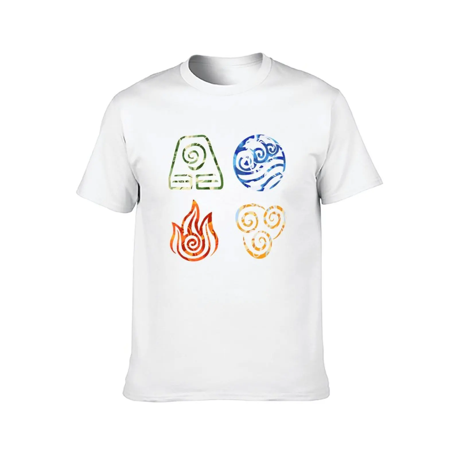 4 Nazioni in Avatar the Last Airbender T-shirt magliette da uomo in cotone maglietta da uomo firmata