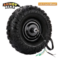 14.5 inch Wheel 24V 36V 48V 350W 500W High Torque 40 N.M Electric Wheelbarrow Cart Gear Hub Motor Off Road  All Terrain Tyre