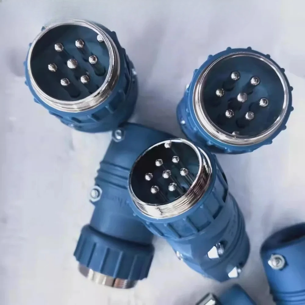 for Carbon dioxide gas shielded welding machine control wire six-core seven-core aviation plug extended wire seat