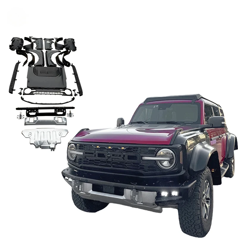 

Высококачественные, популярные, поставляемые с завода в Китае, комплекты ширококузовных обвесов в стиле Raptor для Bronco