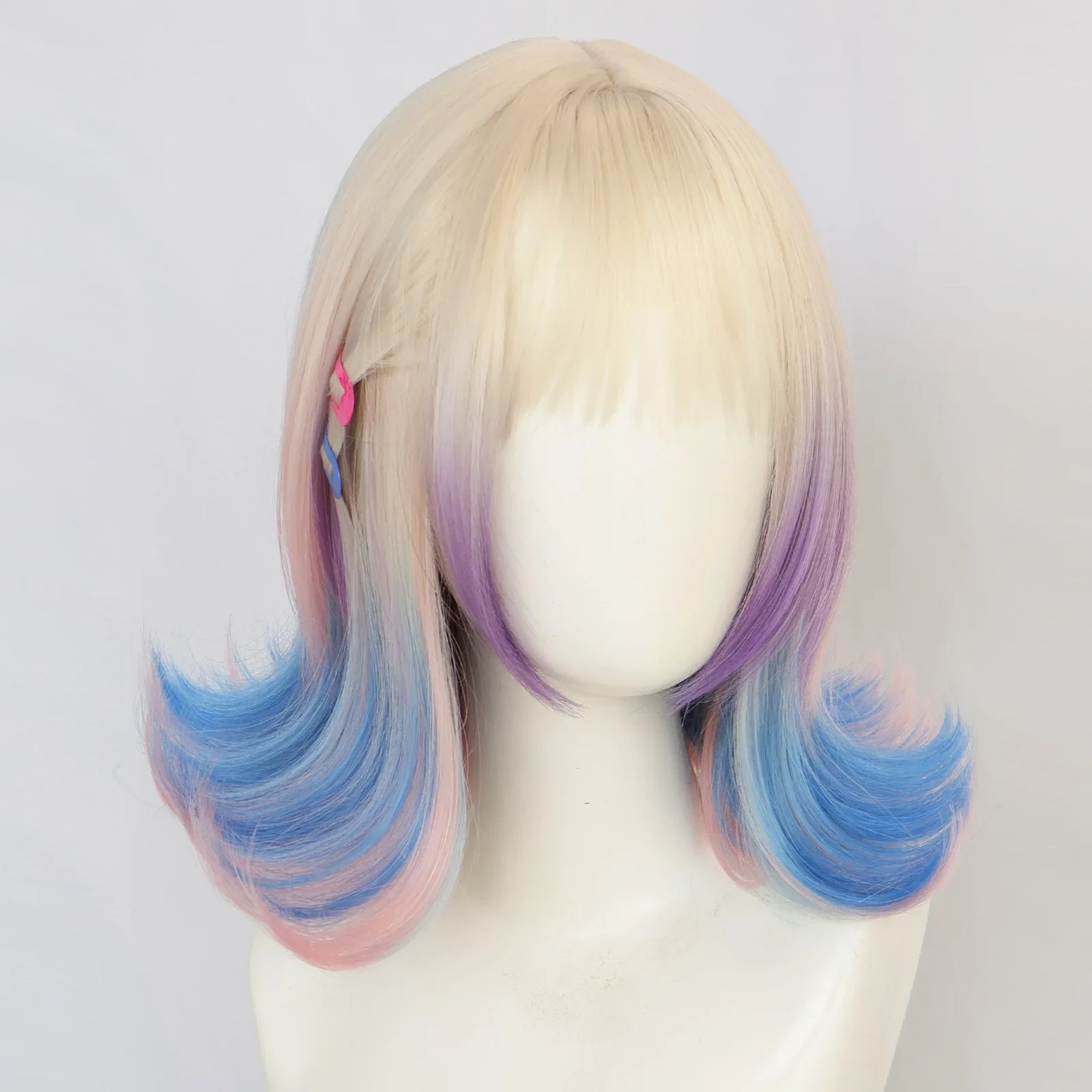 Parrucca anime cosplay a 2 colori Costumi Puntelli Carnevale di Halloween Fancy Dress Up Party per donne e ragazze