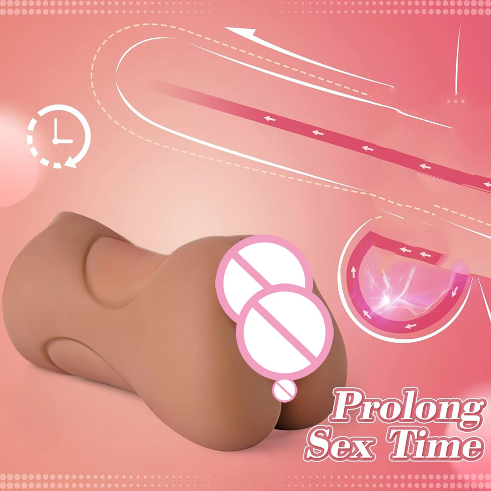 3 في 1 الموزه اختراق الرجال الجنس لعب الاصطناعي المهبل الشرج الفم جيب Pusssy الكبار اللسان أدوات الاستمناء الذكور #1