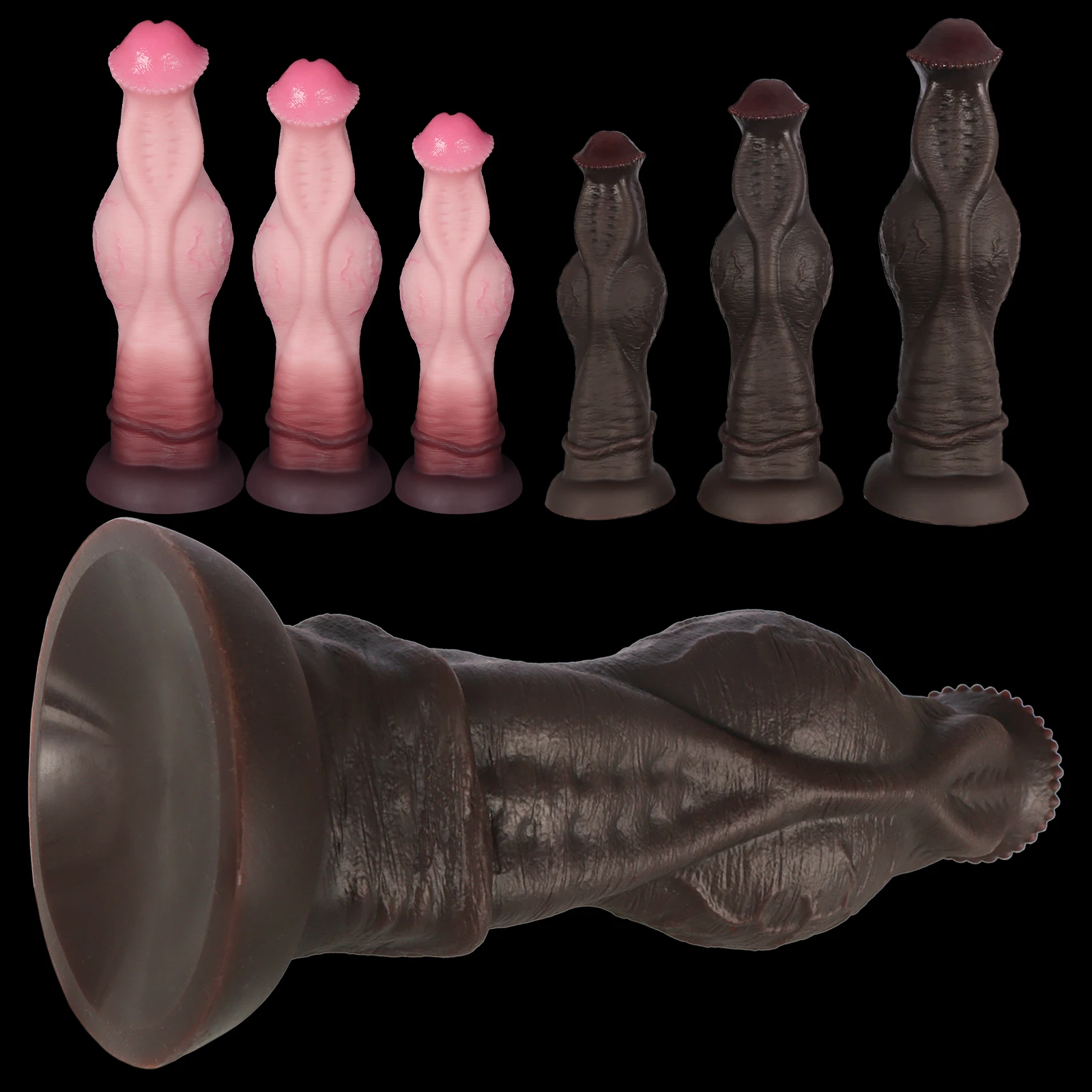 Realistic Horse Penis Animal Huge Dildo Penis Soft Silicone Big Long Horse Dildo Vagina Massager For Women Men Gay Adult Sex Toy