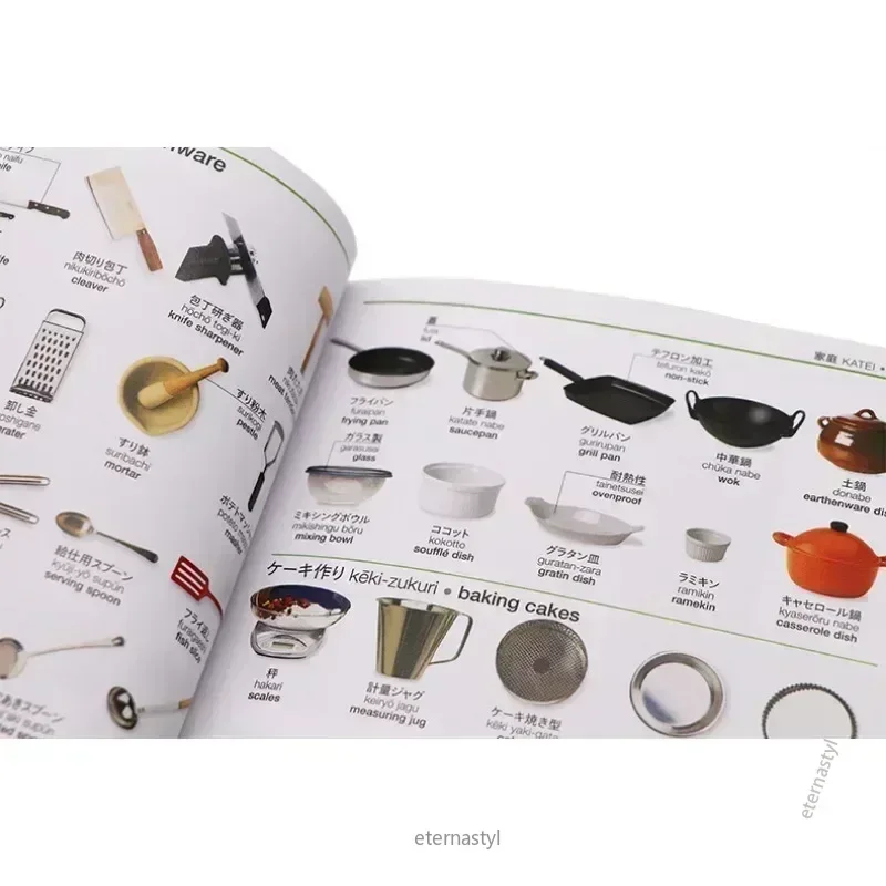 Books ofDK Japanese-English Bilingual Visual Dictionary Bilingual Contrastive Graphical Dictionary Book DIFUYA