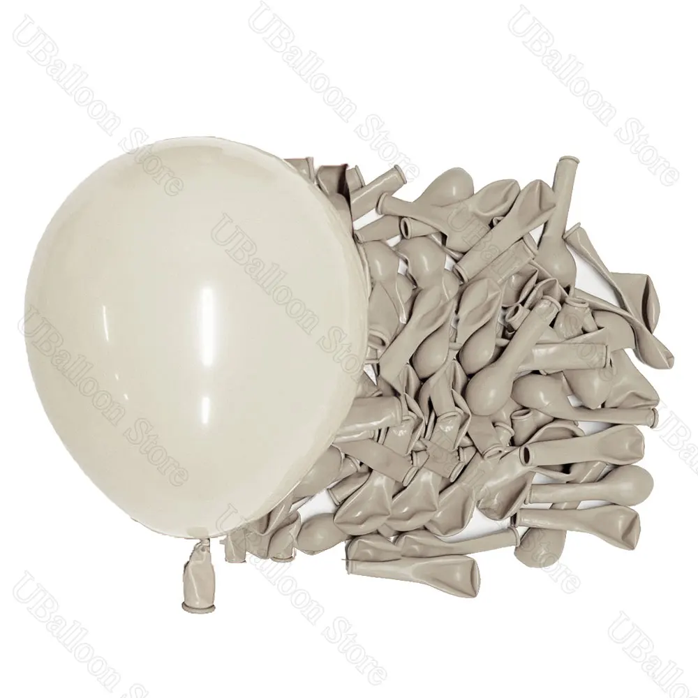 10/30/50 Stuks Boho Bruine Ballonnen Wit Zand Huid Naakt Donkere Koffie Bruin Latex Ballonnen voor Neutrale Baby Douche Verjaardag Decor