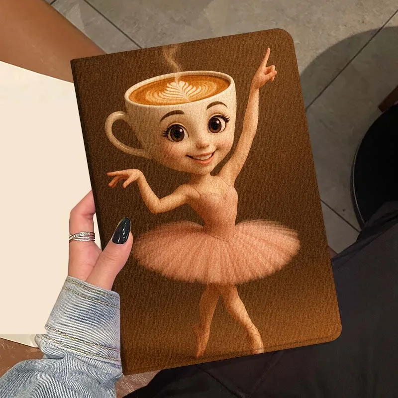 Balerina Capucina Tung Sahur لـ OPPO Pad 2 3 4 Neo Air SE X Pro 10.36 11 11.4 11.61 12.1 13.2 بوصة 2025 حافظة كمبيوتر لوحي قابلة للطي #3