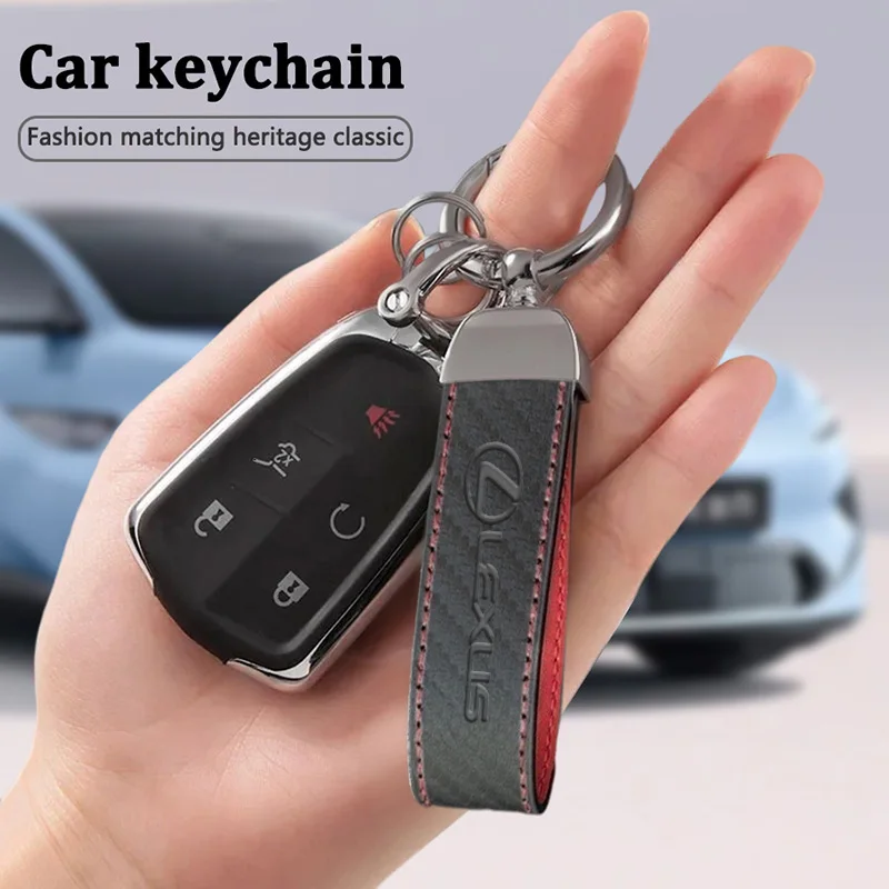 Кожаный автомобильный брелок с защитой от потери, кулон, ремешок, подарок для Lexus RX350 IS250 IS350 GX460 ES350 GS350 GX470 IS300 NX300 ES