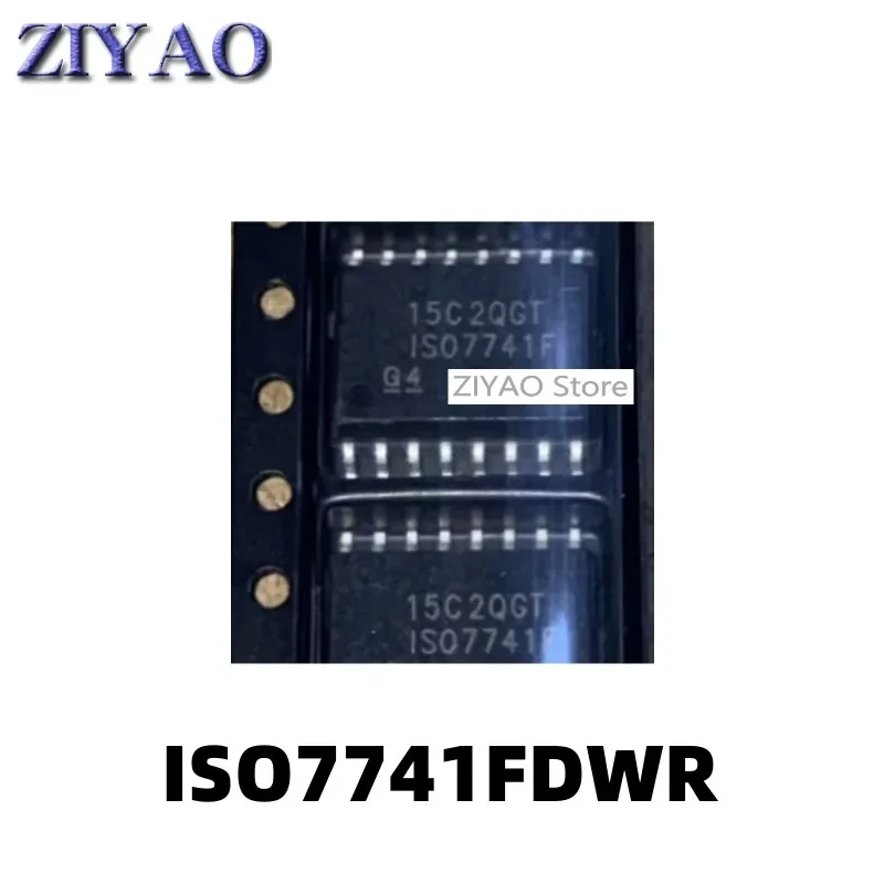 5PCS ISO7741FDWR ISO7741F SOP16 pin chip integrated circuit digital isolator chip