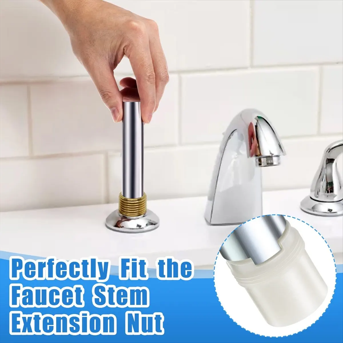 

【frki】 Faucet Replacement Kit for 1224 Retainer Removal Tool for 14272 Double Handle Tub Shower