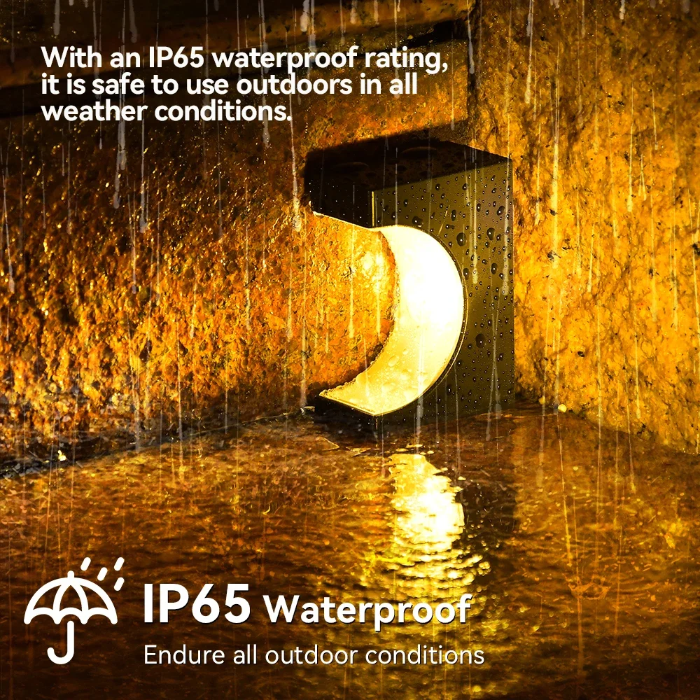 Pop Solar Light Outdoor Stair Solar Emergency Lights IP65 Waterproof LED Light-sensitive Control Lamp Decoration For Patio Garde