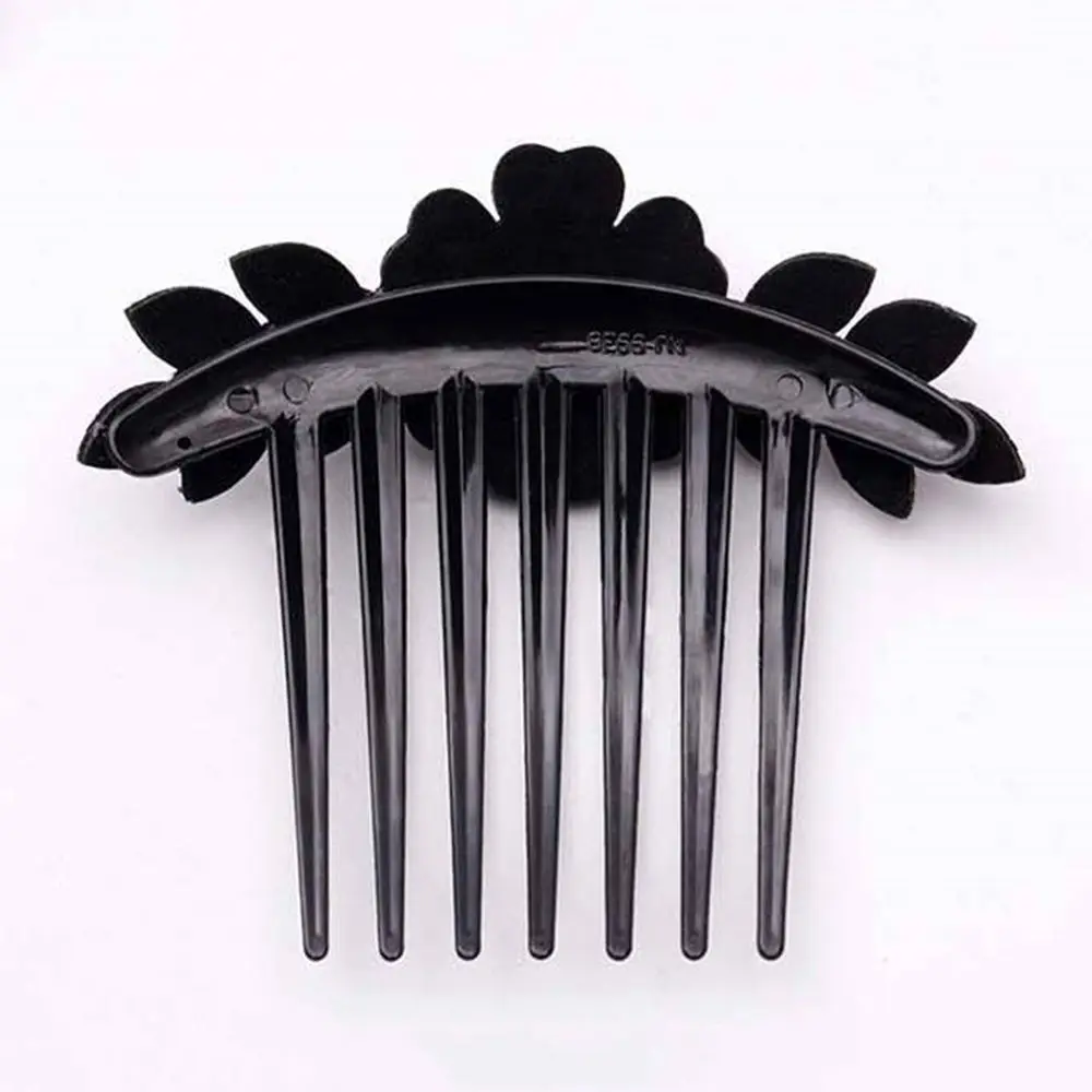 Fashion Hair Accessories Bride Hair Jewelry Women Headdress Hairpin Inlaid Flower Hair Comb Shiny Rhinestone