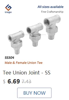 90-Grad-Winkelverschraubung aus Edelstahl 304, BSPT-Innengewinde, 1/4"-2" auslaufsichere Rohrverschraubung aus Guss für industrielle Sanitärinstallationen – Detail 4