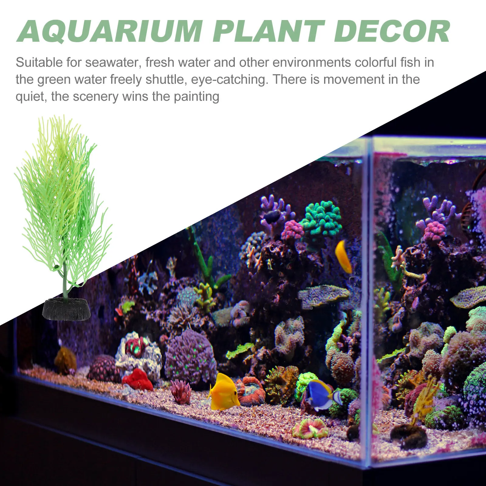 Simulated Hornwort Aquarium Pl - огляд і ціна Aquarium Planted Tank Setup